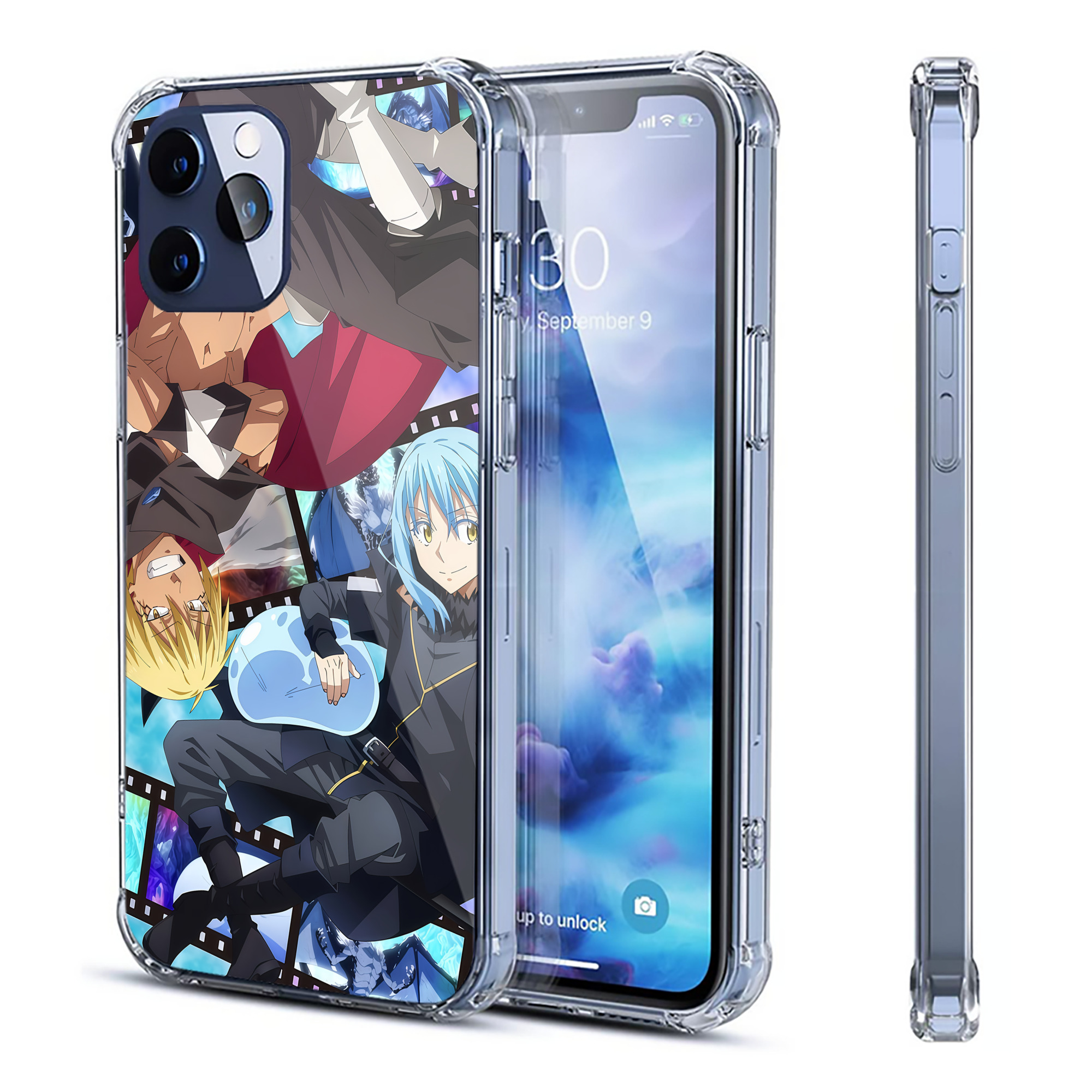 （画像用） 転スラ Regarding Reincarnated to Slime 【iPhone 12シリーズ対応】透明スマホケース（クリアソフトケース）
